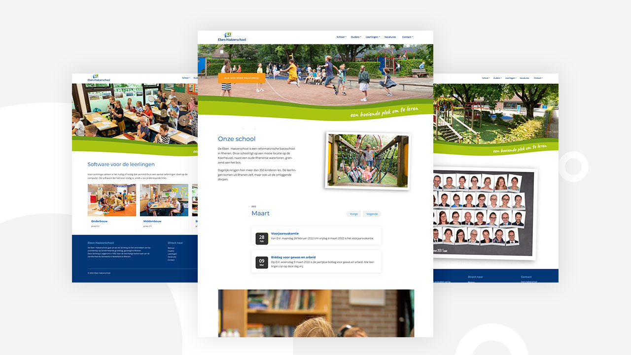 Eben Haezerschool Rhenen - Compozer website